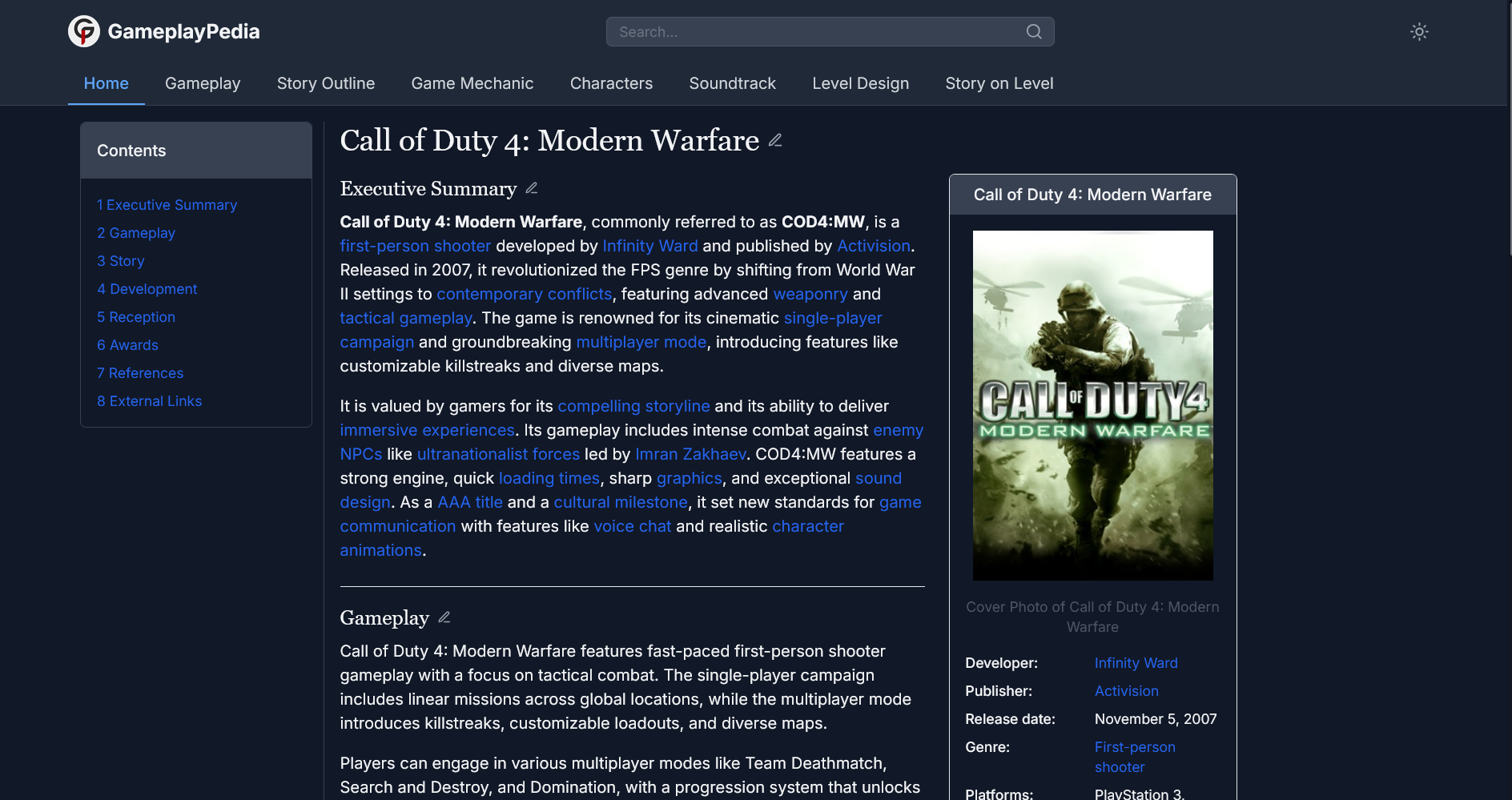 GDD GameplayPedia